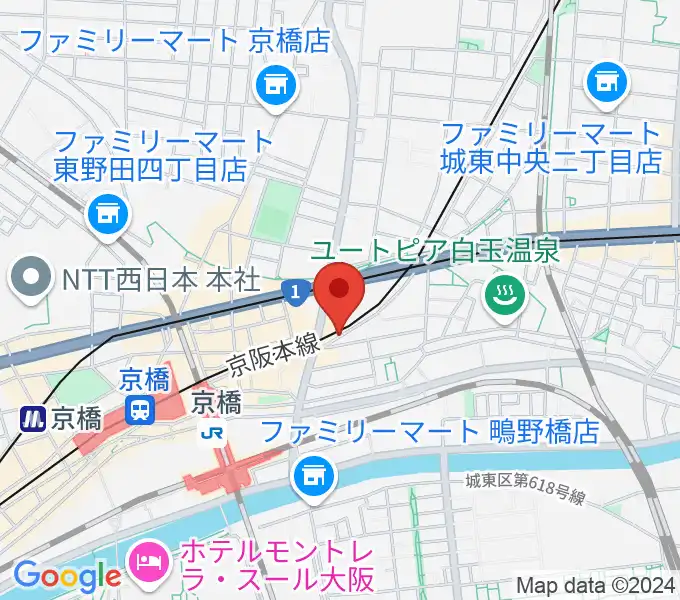 京橋ベロニカの地図