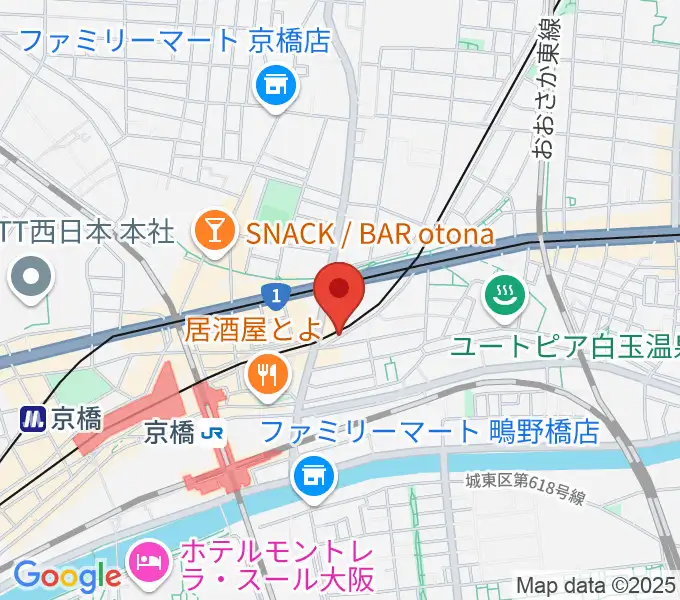 京橋ベロニカの地図