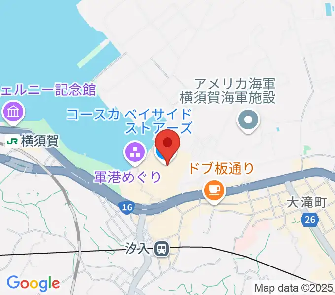 島村楽器 Coaska Bayside Stores横須賀店の地図