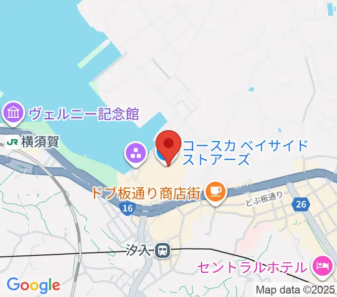 島村楽器 Coaska Bayside Stores横須賀店の地図