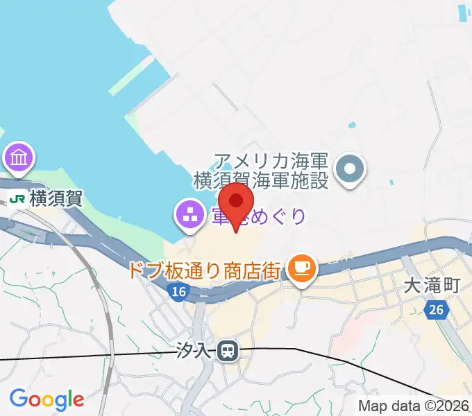 島村楽器 Coaska Bayside Stores横須賀店の地図