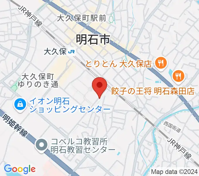 長野ギター教室の地図