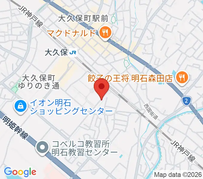 長野ギター教室の地図