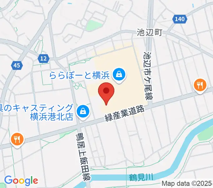 島村楽器 ららぽーと横浜店  の地図