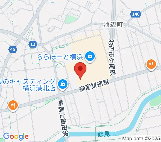 島村楽器 ららぽーと横浜店  の地図