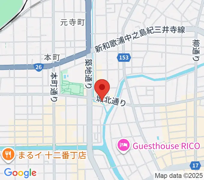 和歌山オールドタイムの地図