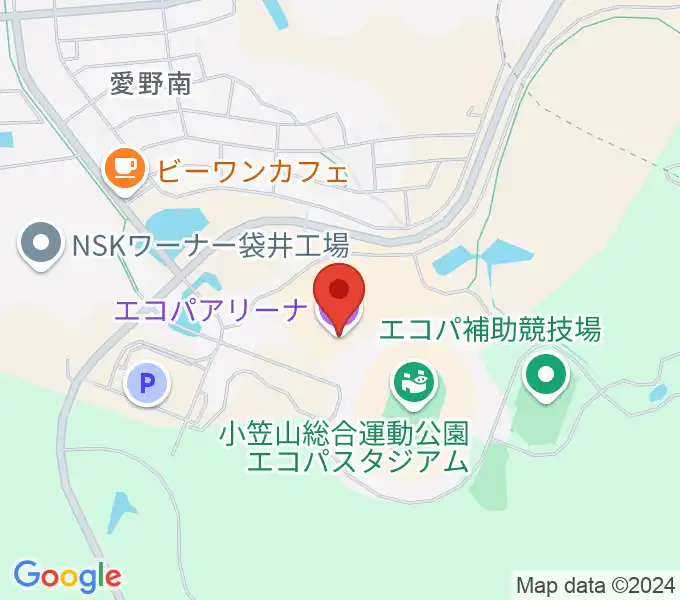 静岡エコパアリーナの地図