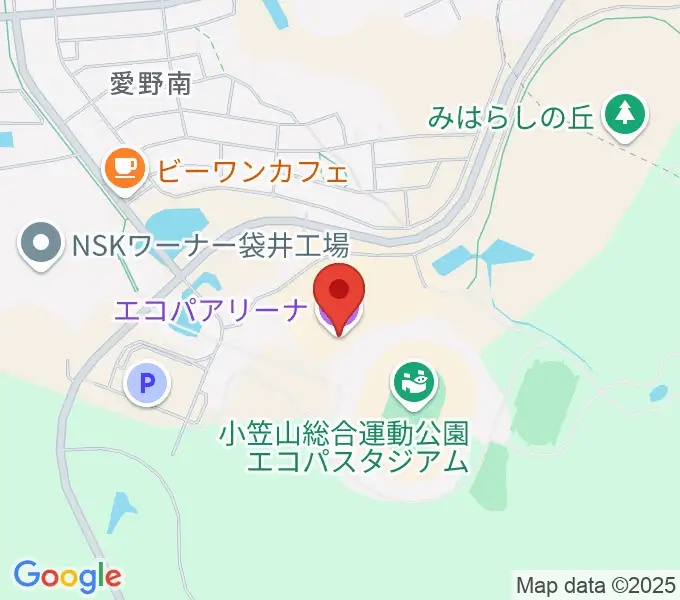 静岡エコパアリーナの地図