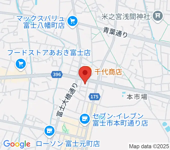 富士アニマルネストの地図