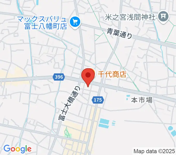 富士アニマルネストの地図