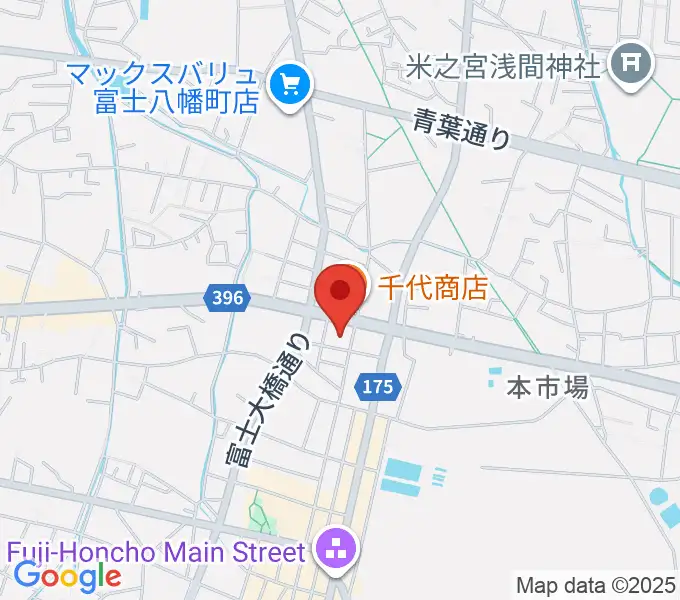 富士アニマルネストの地図