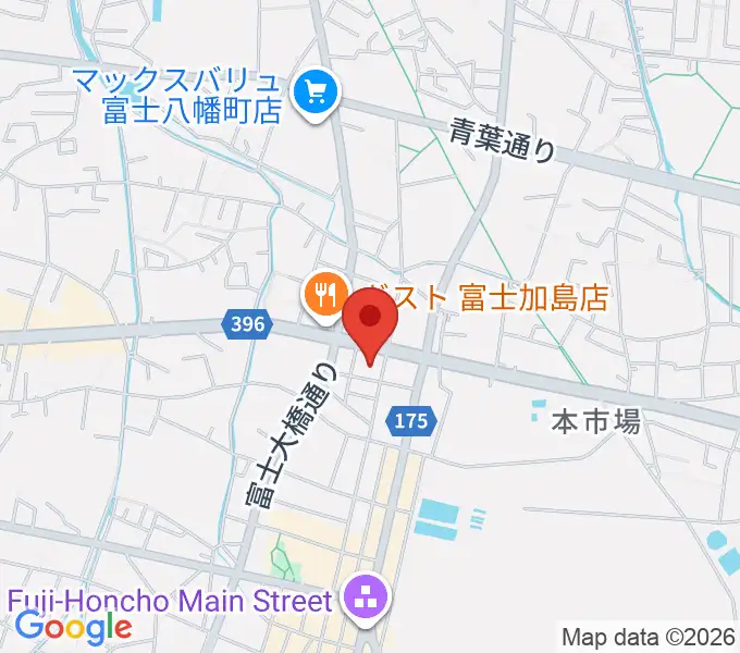 富士アニマルネストの地図