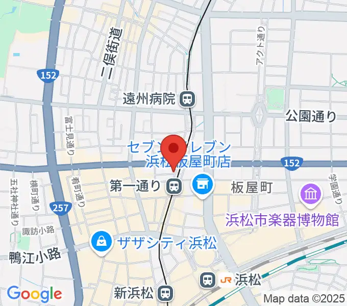 浜松G-SIDEの地図