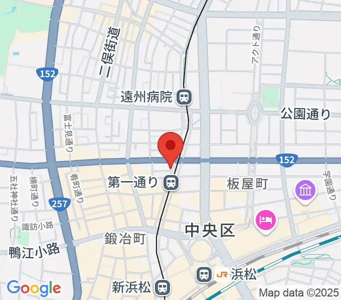 浜松G-SIDEの地図