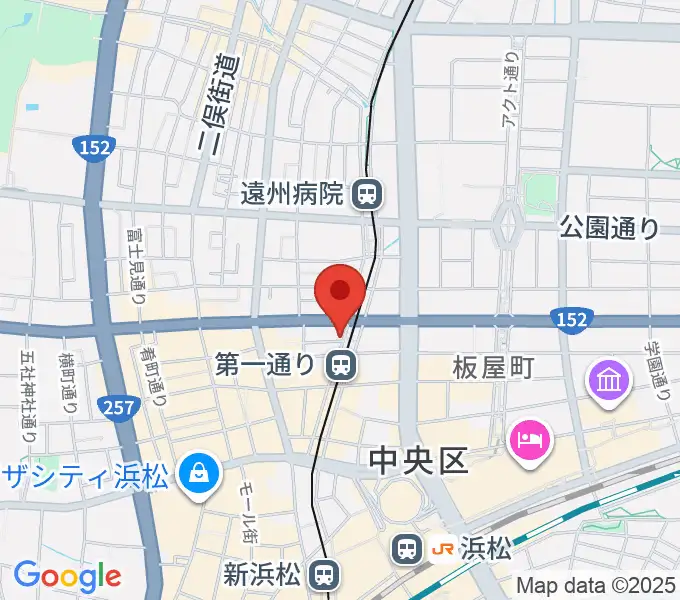 浜松G-SIDEの地図