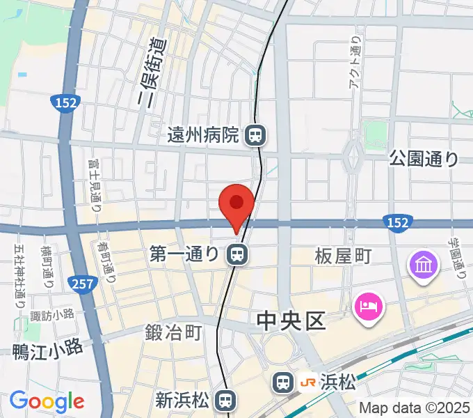 浜松G-SIDEの地図