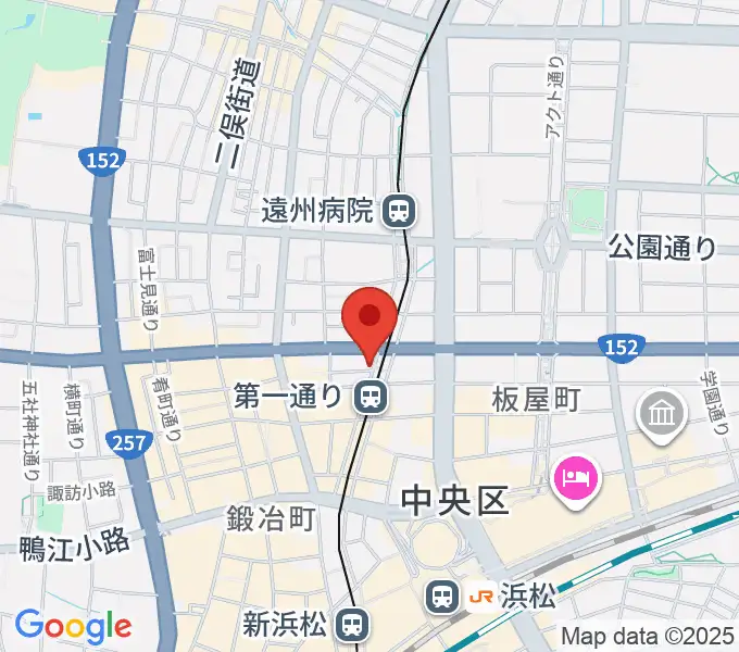 浜松G-SIDEの地図