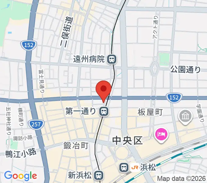 浜松G-SIDEの地図