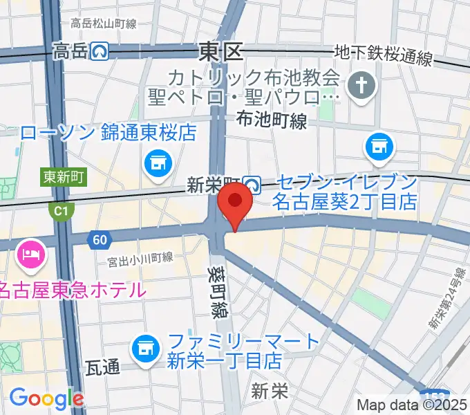 新栄OTIS'の地図