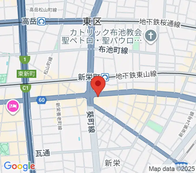 新栄OTIS'の地図