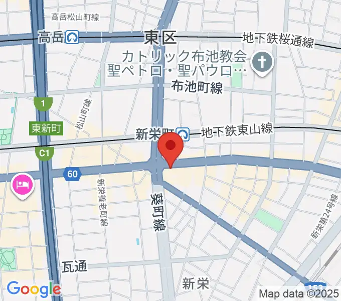 新栄OTIS'の地図