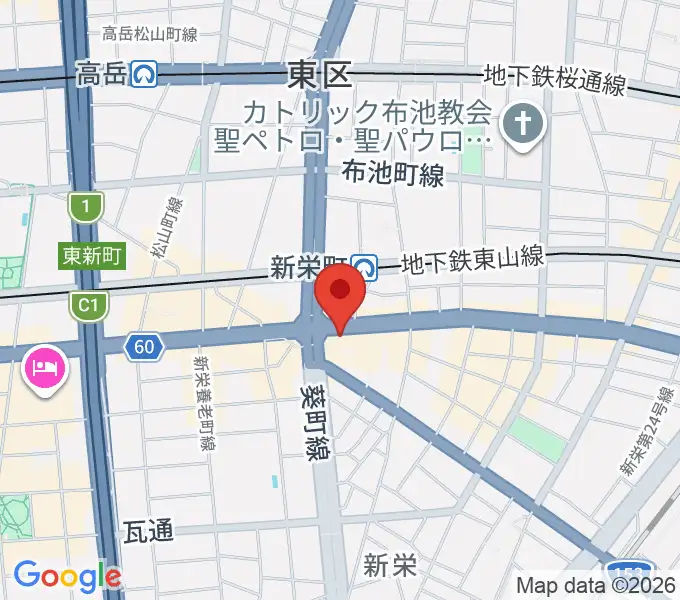 新栄OTIS'の地図