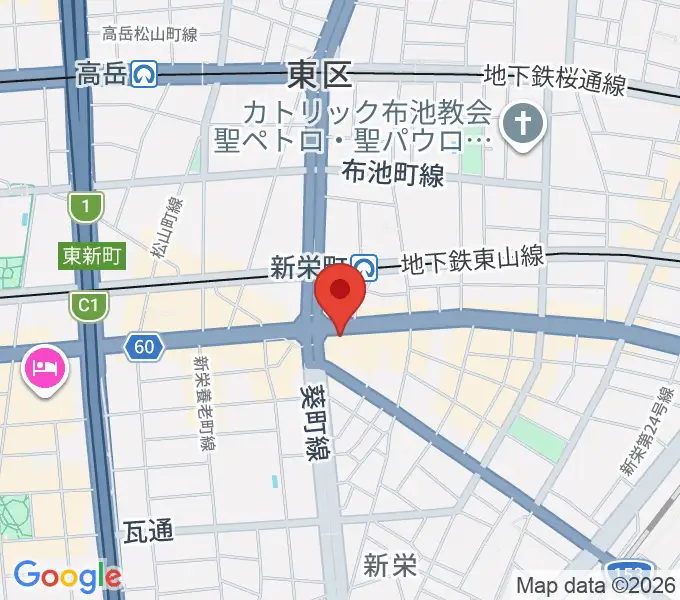 新栄OTIS'の地図