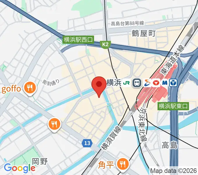 島村楽器 横浜ビブレ店の地図