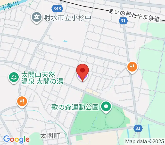 アイザック小杉文化ホール ラポールの地図