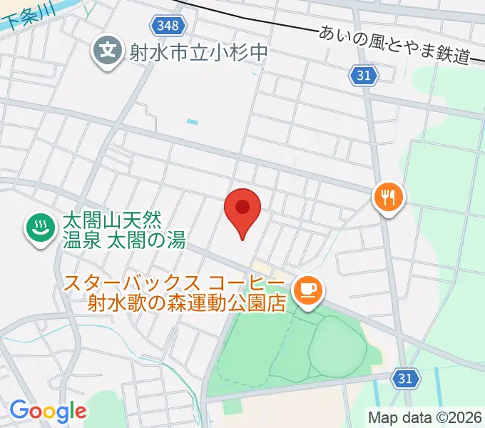 アイザック小杉文化ホール ラポールの地図