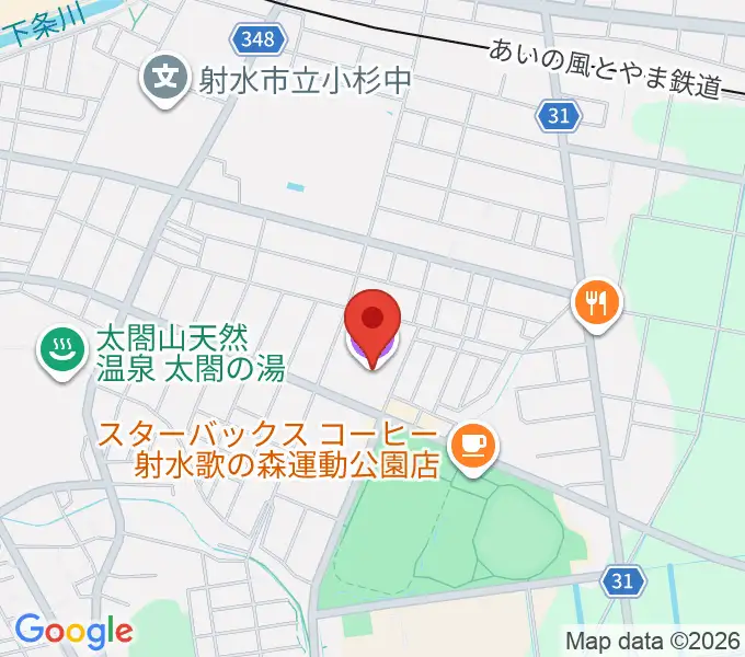 アイザック小杉文化ホール ラポールの地図