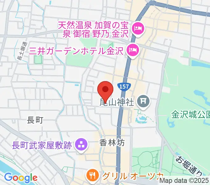 金沢市文化ホールの地図