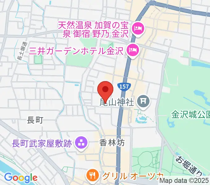 金沢市文化ホールの地図