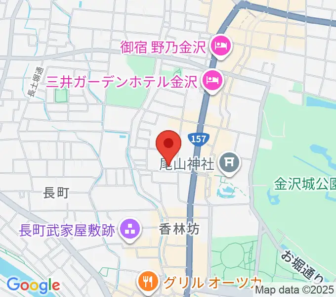 金沢市文化ホールの地図