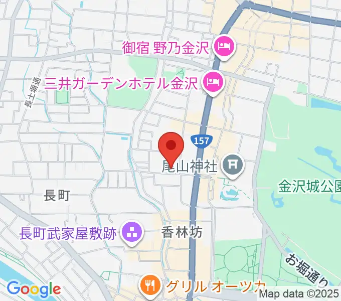 金沢市文化ホールの地図