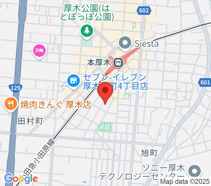 ギタートレーダーズの地図