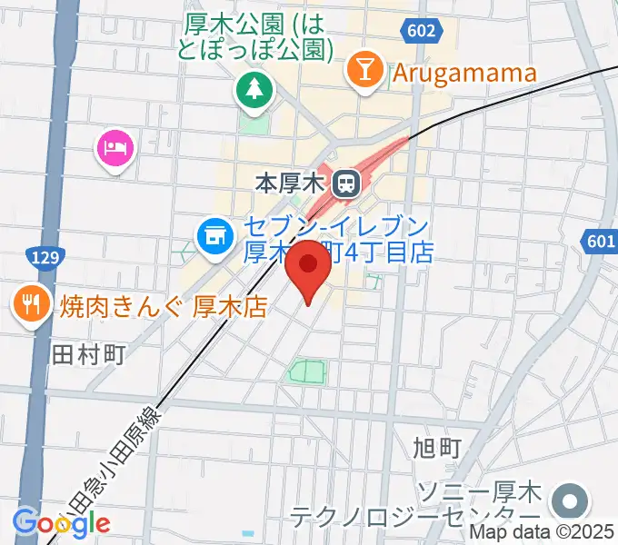 ギタートレーダーズの地図