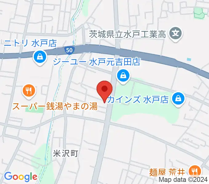 水戸90EASTの地図