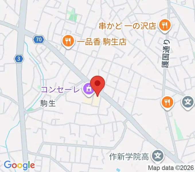 栃木県教育会館の地図