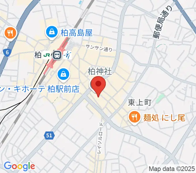 柏PALOOZAの地図