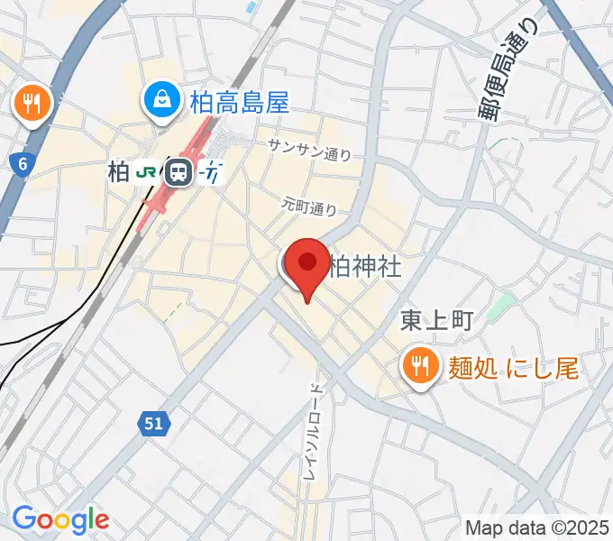 柏PALOOZAの地図