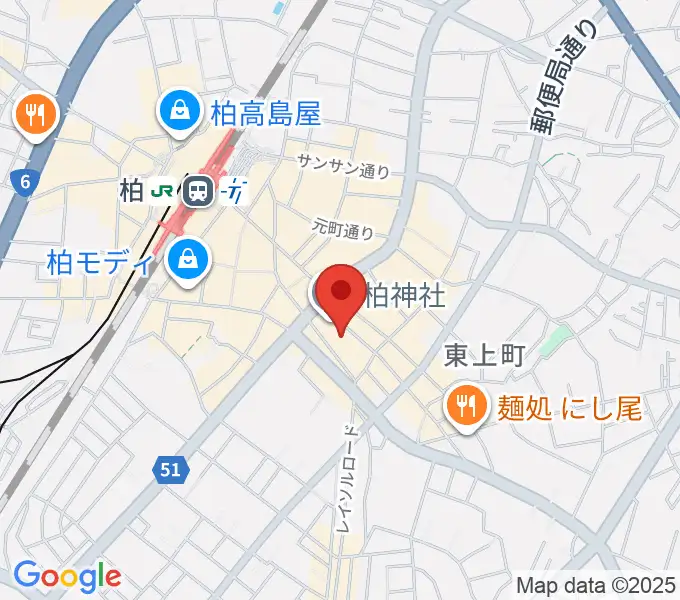 柏PALOOZAの地図