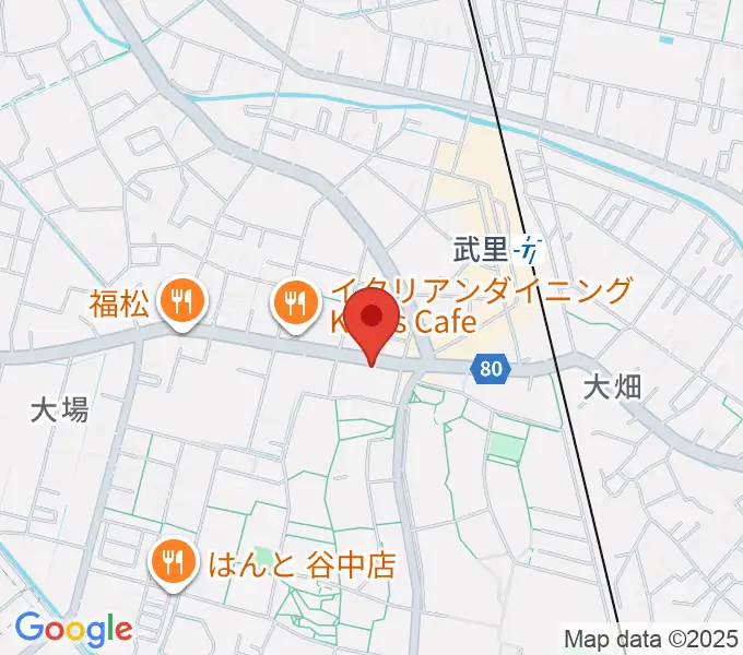 小宅楽器の地図