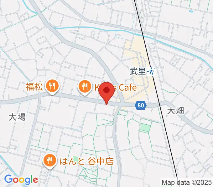 小宅楽器の地図