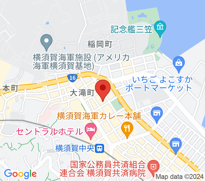 横須賀ヤンガーザンイエスタディの場所