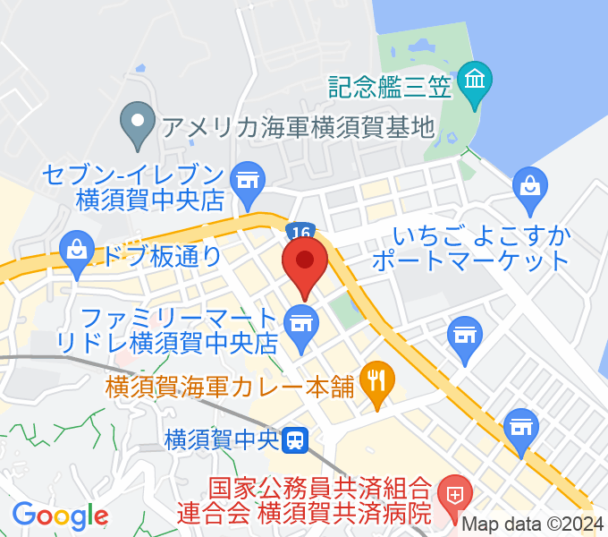 横須賀ヤンガーザンイエスタディの場所
