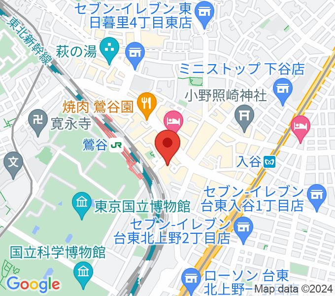 東京キネマ倶楽部の場所