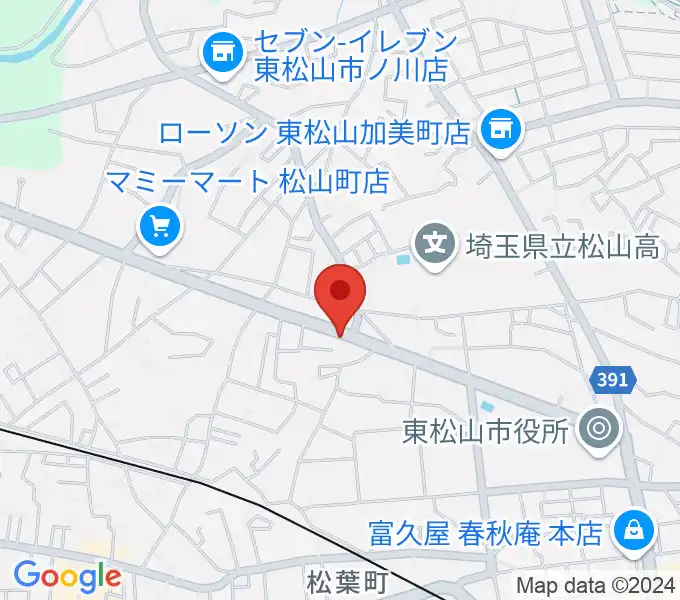 杉田楽器店の地図