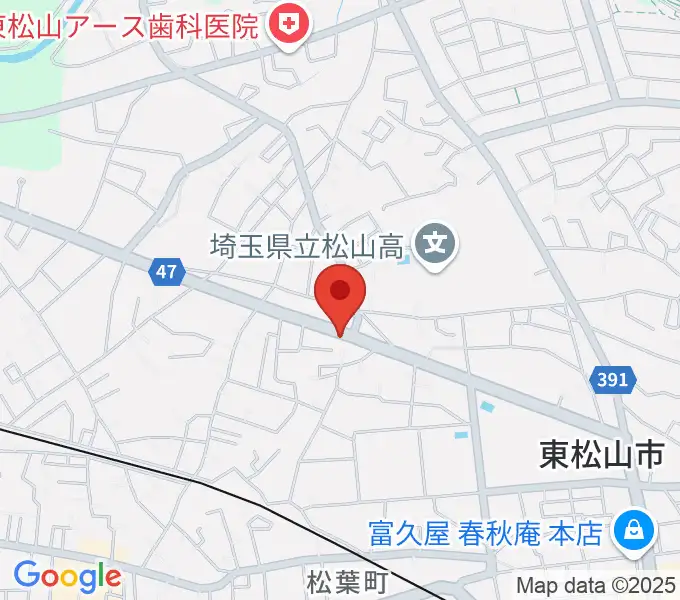 杉田楽器店の地図