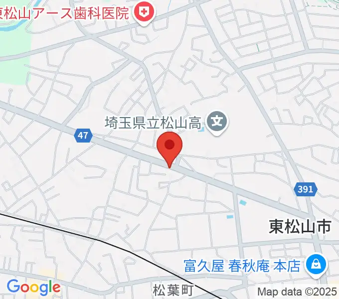 杉田楽器店の地図